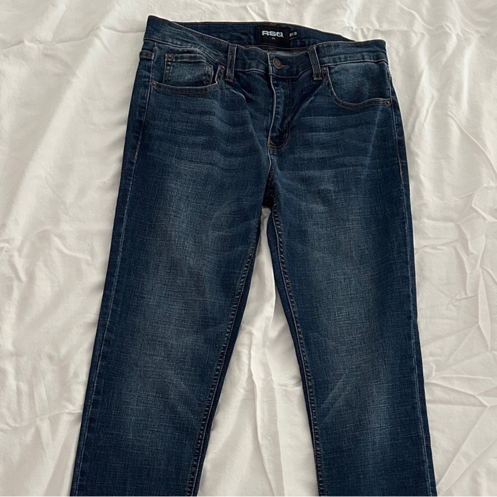 Like new! American Eagle Outfitters Women's Dark Blue Skinny Jeans